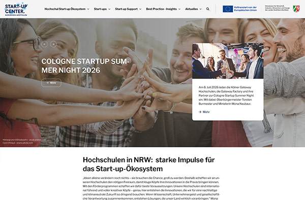 Startseite - Campus Start-ups NRW